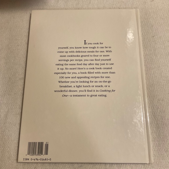 Vintage Better Homes & Gardens Cooking For One Cookbook Hardcover - Picture 10 of 10
